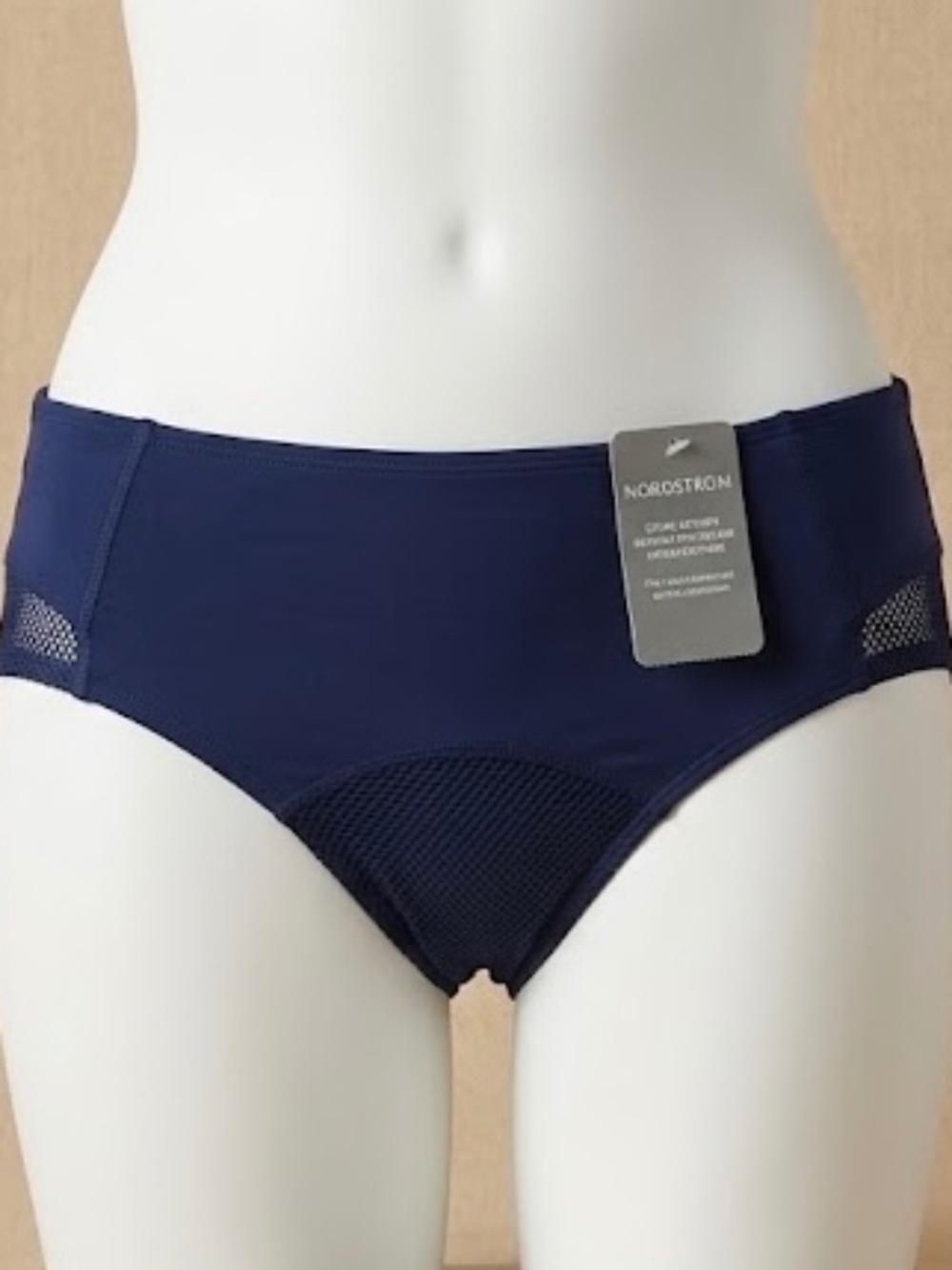 NWT Sea Level Australia Women’s Swim Navy Blue Bottoms Size 10